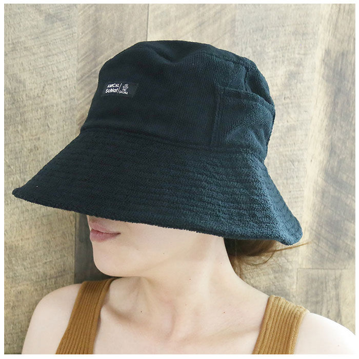BACKYARD FAMILY「バケット型 サウナハット タオル生地 バケットハット 通販 サウナ帽子 サウナキャップ サウナ」|タオル|
