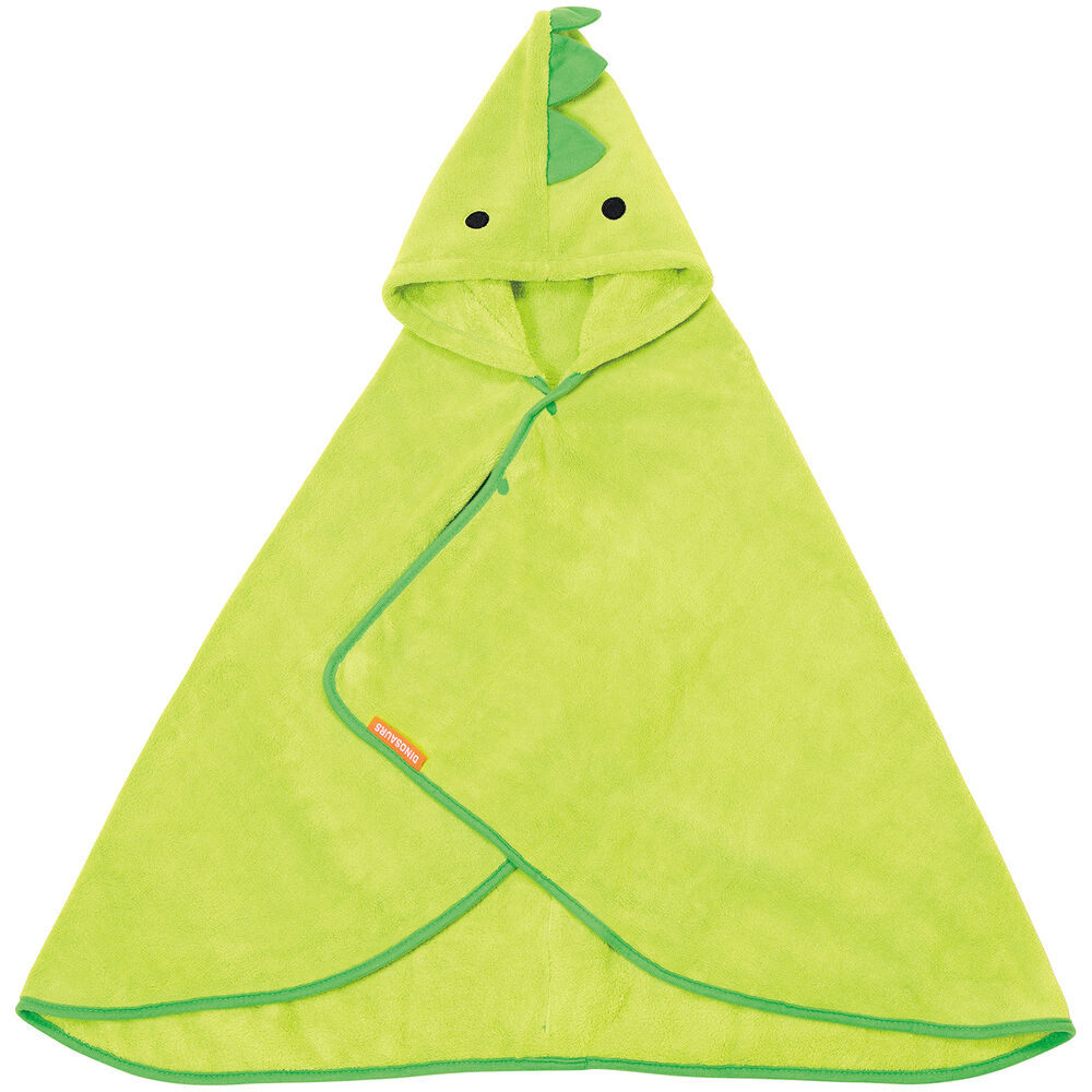 BACKYARD FAMILY「SKATER スケーター 吸水 速乾 フード付き バスポンチョ 通販 バスタオル ポンチョ タオル」|タオル|グリーン1