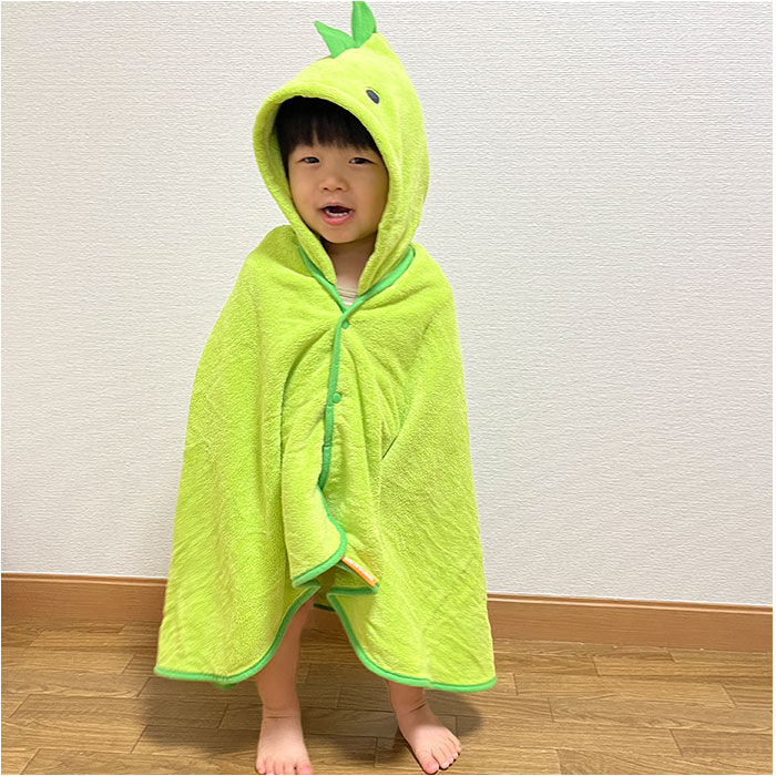 BACKYARD FAMILY「SKATER スケーター 吸水 速乾 フード付き バスポンチョ 通販 バスタオル ポンチョ タオル」|タオル|