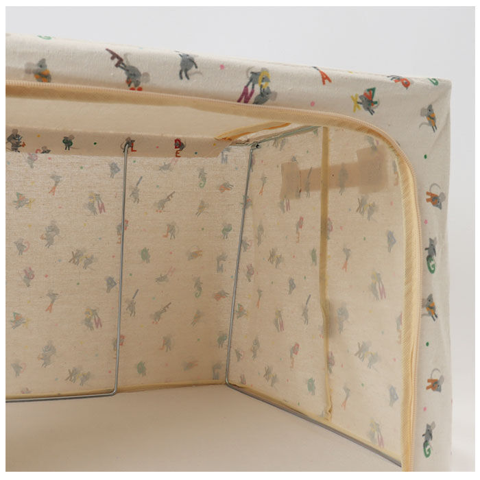 BACKYARD FAMILY「収納ボックス 布 ふた付き 通販 衣装ケース 前開き 窓付き収納ボックス 衣類収納ボックス」|その他|