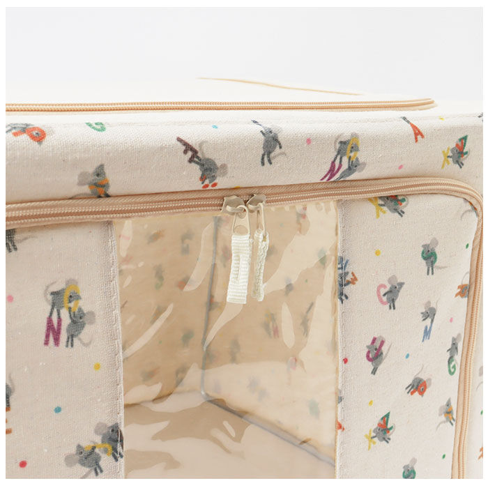 BACKYARD FAMILY「収納ボックス 布 ふた付き 通販 衣装ケース 前開き 窓付き収納ボックス 衣類収納ボックス」|その他|