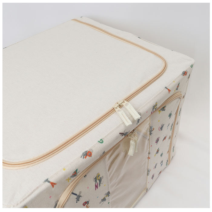 BACKYARD FAMILY「収納ボックス 布 ふた付き 通販 衣装ケース 前開き 窓付き収納ボックス 衣類収納ボックス」|その他|