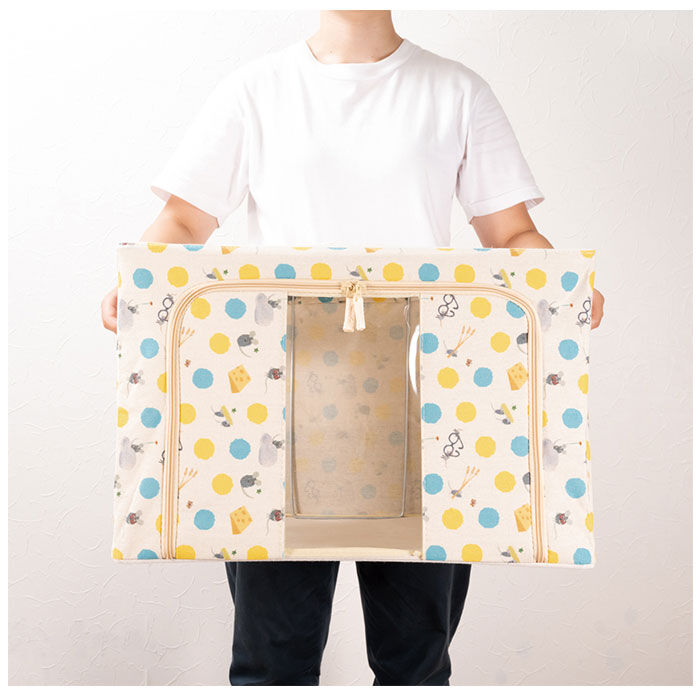 BACKYARD FAMILY「収納ボックス 布 ふた付き 通販 衣装ケース 前開き 窓付き収納ボックス 衣類収納ボックス」|その他|