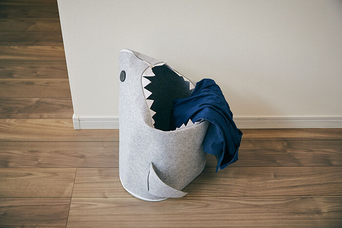 BACKYARD FAMILY「収納ボックス 布 折りたたみ 楽天 おもちゃ 収納 玩具 折りたたみフェルトストレージ shark」|その他|