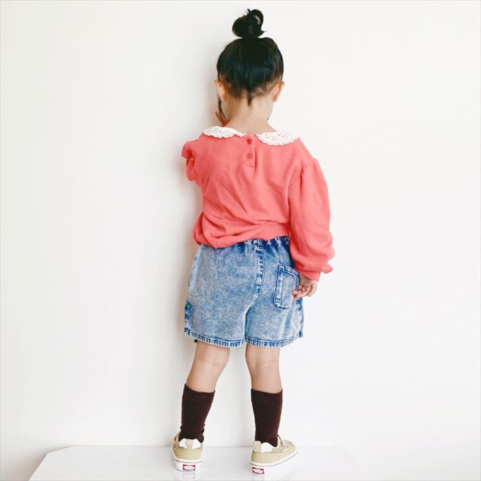 BACKYARD FAMILY「パンツ キッズ 子供服 好評 ズボン ショートパンツ スカート風ショートパンツ 半ズボン」|その他|