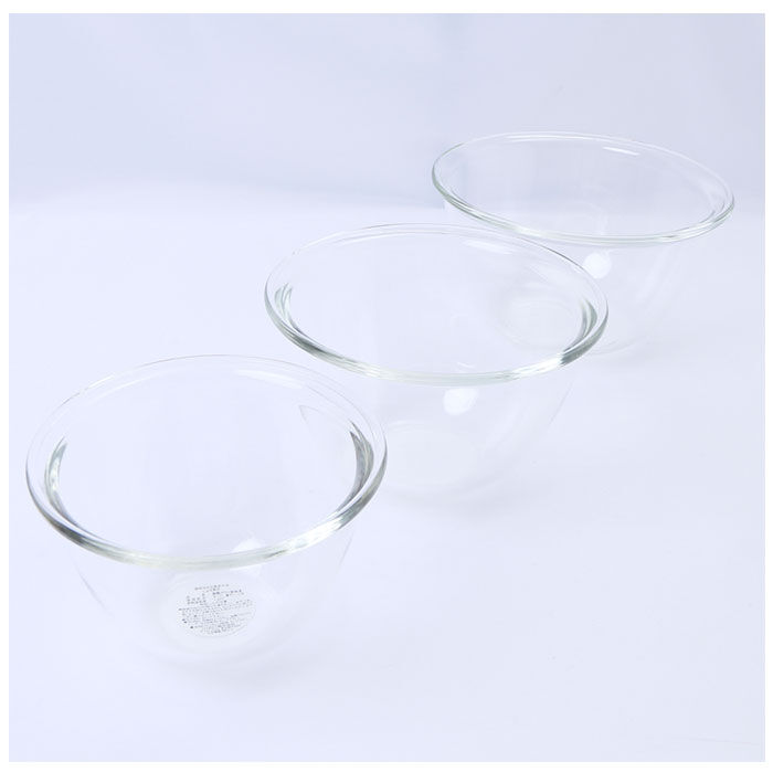 BACKYARD FAMILY「ハリオ 耐熱 ガラス 容器 ボウル 3個セット 通販 HARIO MXPN-3704 耐熱ガラス」|食器・キッチングッズ|