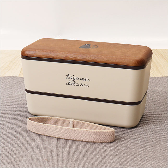 BACKYARD FAMILY「弁当箱 2段 通販 日本製 2段弁当箱 ランチボックス 730ml 入れ子式 シンプル コンパクト」|食器・キッチングッズ|