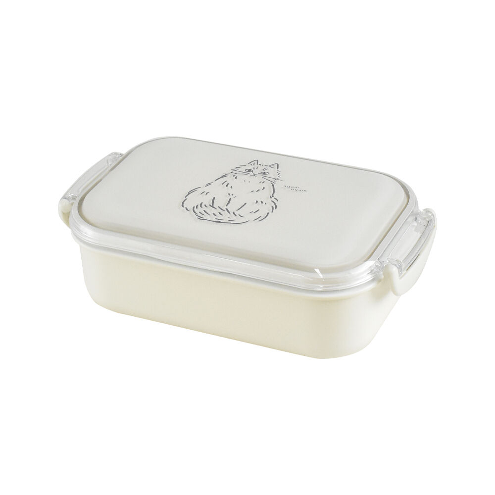 BACKYARD FAMILY「弁当箱 女子 大人 通販 日本製 お弁当箱 ランチボックス 一段 1段 約480ml 電子レンジ」|食器・キッチングッズ|ホワイト1