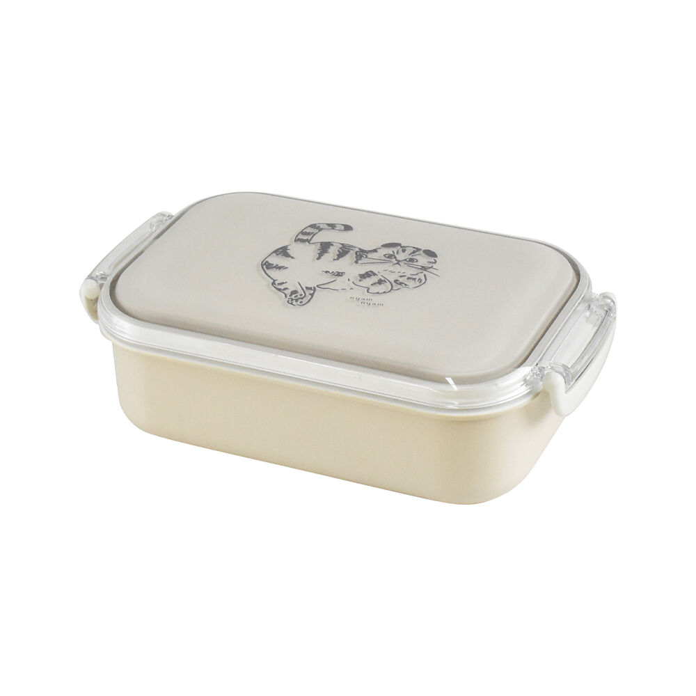 BACKYARD FAMILY「弁当箱 女子 大人 通販 日本製 お弁当箱 ランチボックス 一段 1段 約480ml 電子レンジ」|食器・キッチングッズ|ベージュ1