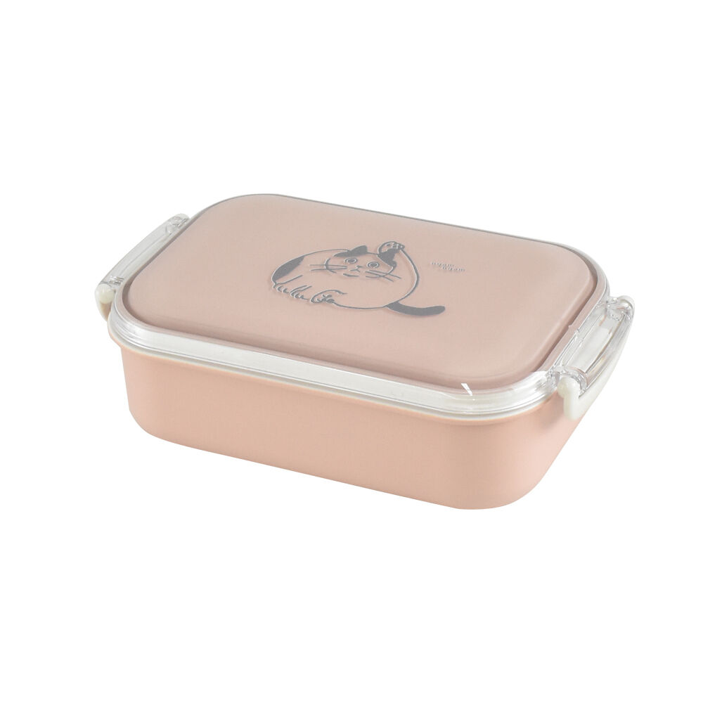 BACKYARD FAMILY「弁当箱 女子 大人 通販 日本製 お弁当箱 ランチボックス 一段 1段 約480ml 電子レンジ」|食器・キッチングッズ|ピンク1