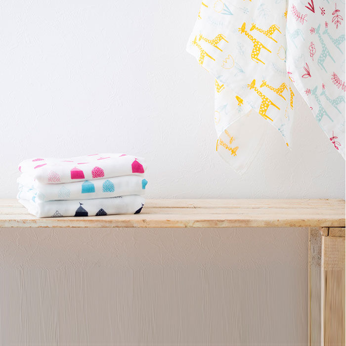 BACKYARD FAMILY「ガーゼ おくるみ 日本製 通販 ギフト ガーゼケット お昼寝ケット ガーゼケット ブランケット」|その他ベビーウェア|