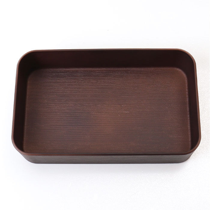 BACKYARD FAMILY「弁当箱 大容量 通販 お米がくっつきにくい 日本製 800ml 木目長角弁当L ランチボックス」|食器・キッチングッズ|