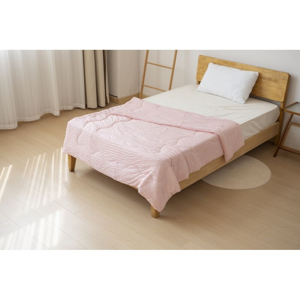 BACKYARD FAMILY「肌掛け布団 洗える 通販 レーヨンケット シャーリングふとん 肌布団 掛布団 シングル布団」|その他|ピンク1