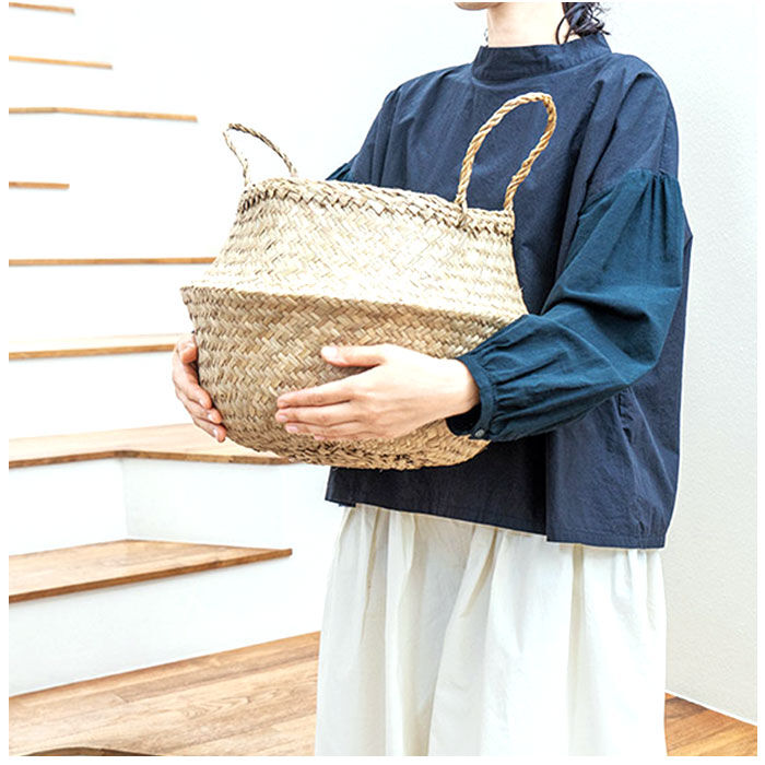 BACKYARD FAMILY「かご バスケット 持ち手 北欧 通販 収納 2way 荷物入れ プランターカバー」|その他|