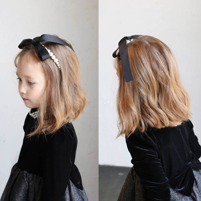 BACKYARD FAMILY「Rora カチューシャ 通販 リボン パール 68272302 髪飾り ヘッドドレス 子供 女の子」|その他|