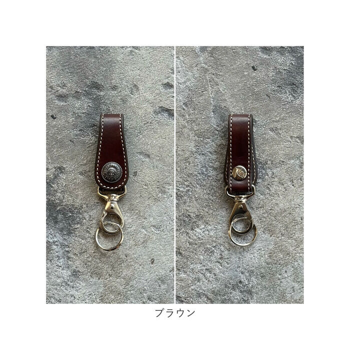 BACKYARD FAMILY「キーリング メンズ 通販 日本製 レザーキーリング キーホルダー 本革 車の鍵 家の鍵 かっこいい」|チャーム・キーホルダー|
