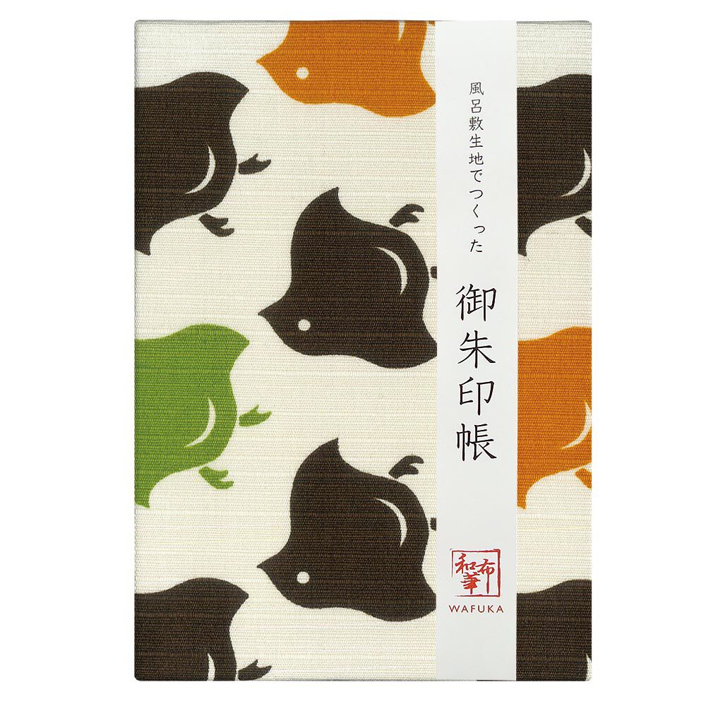 BACKYARD FAMILY「御朱印帳 かわいい 通販 ご朱印帳 朱印帳 集印帳 蛇腹 蛇腹式 奉書紙 じゃばら 和柄 風呂敷」|その他|ブラウン1