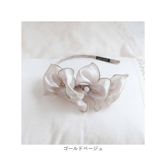 BACKYARD FAMILY「カチューシャ キッズ リボン 大きめ 通販 ヘッドドレス 髪飾り 女の子 子供 子ども こども」|その他|