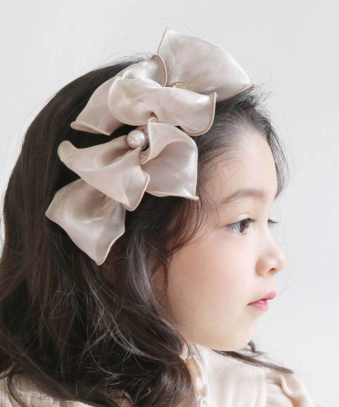 BACKYARD FAMILY「カチューシャ キッズ リボン 大きめ 通販 ヘッドドレス 髪飾り 女の子 子供 子ども こども」|その他|
