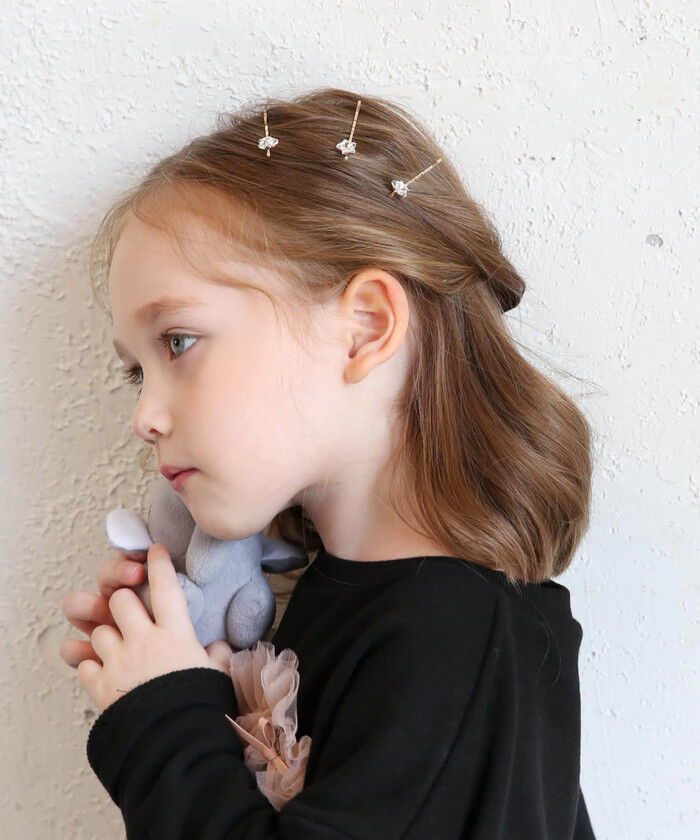 BACKYARD FAMILY「キッズ ヘアピン 星 通販 髪飾り 5個セット 子供 子ども こども 女の子 おしゃれ かわいい」|その他|