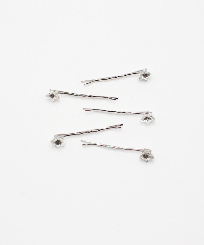 BACKYARD FAMILY「キッズ ヘアピン 星 通販 髪飾り 5個セット 子供 子ども こども 女の子 おしゃれ かわいい」|その他|