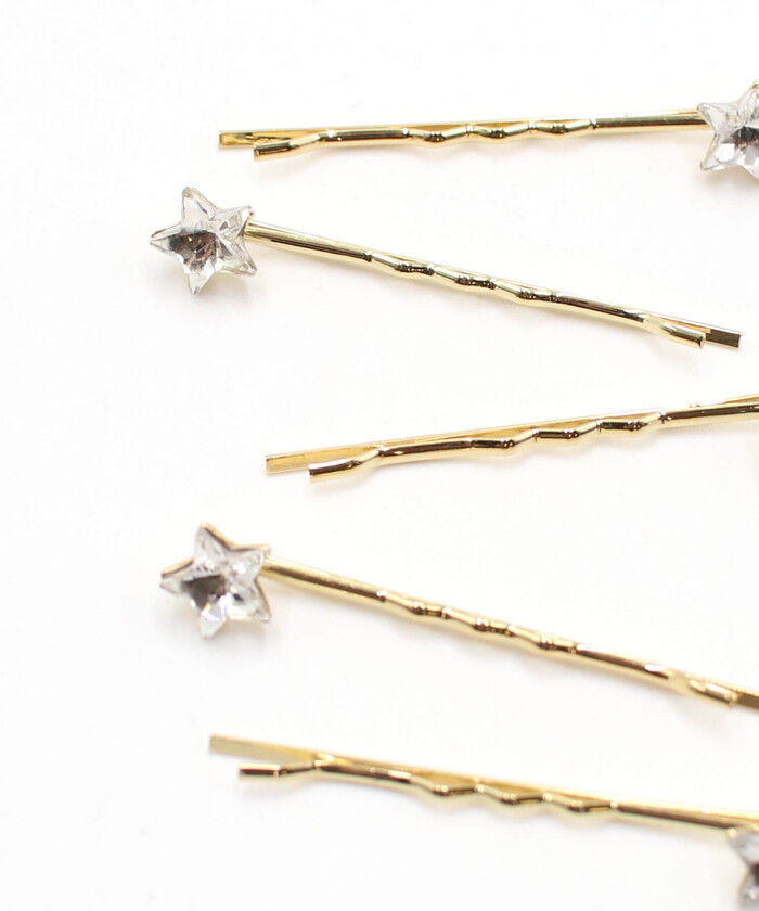 BACKYARD FAMILY「キッズ ヘアピン 星 通販 髪飾り 5個セット 子供 子ども こども 女の子 おしゃれ かわいい」|その他|