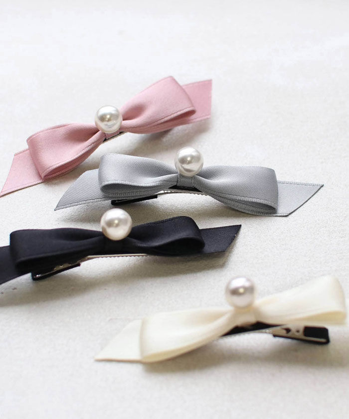 BACKYARD FAMILY「ヘアクリップ 大きめ リボン 通販 ヘア クリップ ヘアピン 髪飾り 髪留め キッズ 女の子 子供」|その他|