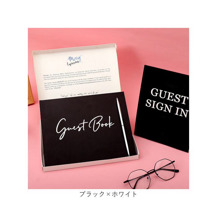 BACKYARD FAMILY「ゲストブック 芳名帳 通販 来客リスト 記帳簿 芳名録 ゲストサイン 受付 来場者 ブライダル」|その他|