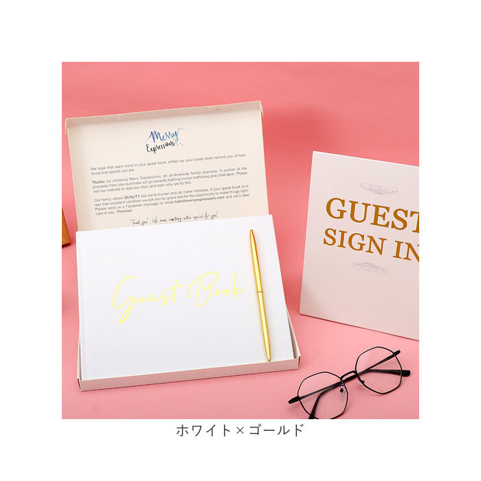 BACKYARD FAMILY「ゲストブック 芳名帳 通販 来客リスト 記帳簿 芳名録 ゲストサイン 受付 来場者 ブライダル」|その他|