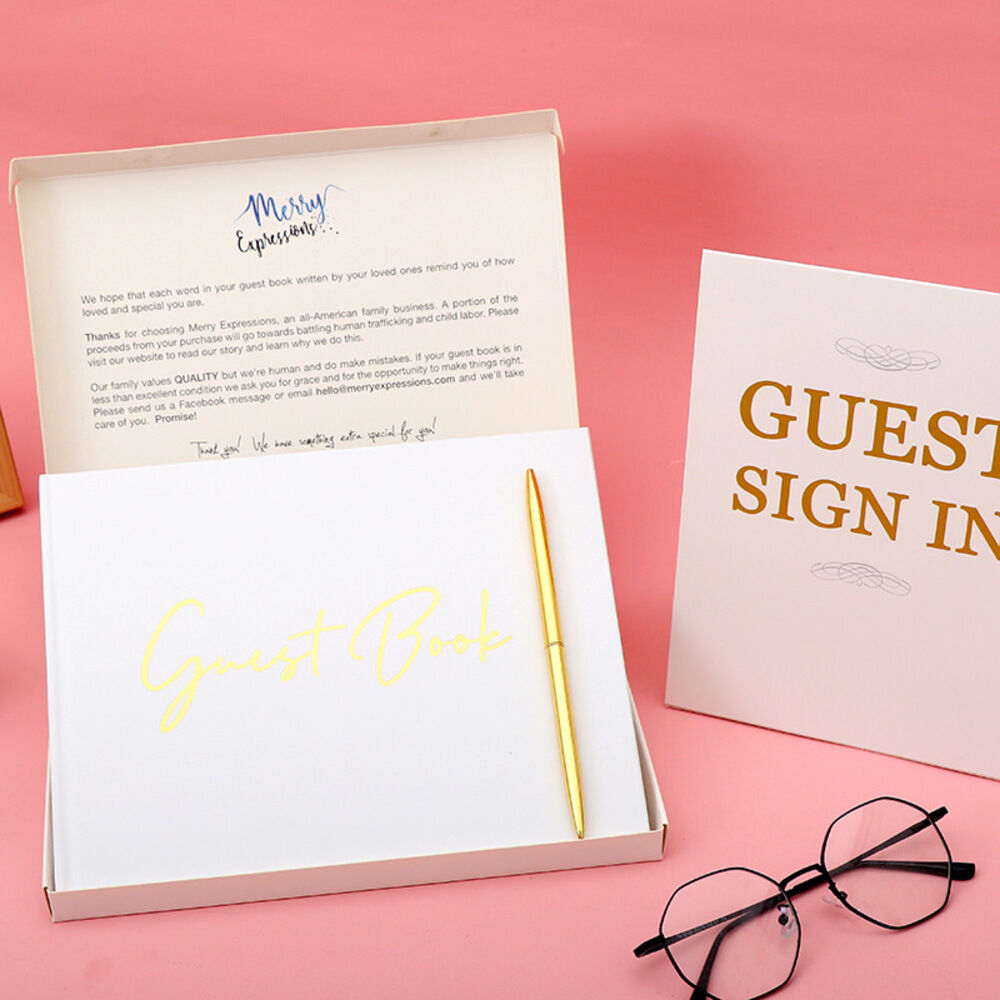 BACKYARD FAMILY「ゲストブック 芳名帳 通販 来客リスト 記帳簿 芳名録 ゲストサイン 受付 来場者 ブライダル」|その他|ホワイト2