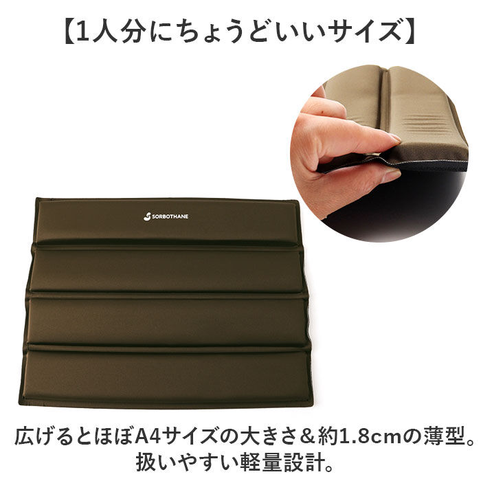 BACKYARD FAMILY「ポータブルクッション 通販 ソルボ クッション スタジアムクッション 持ち運び コンパクト マット」|その他|