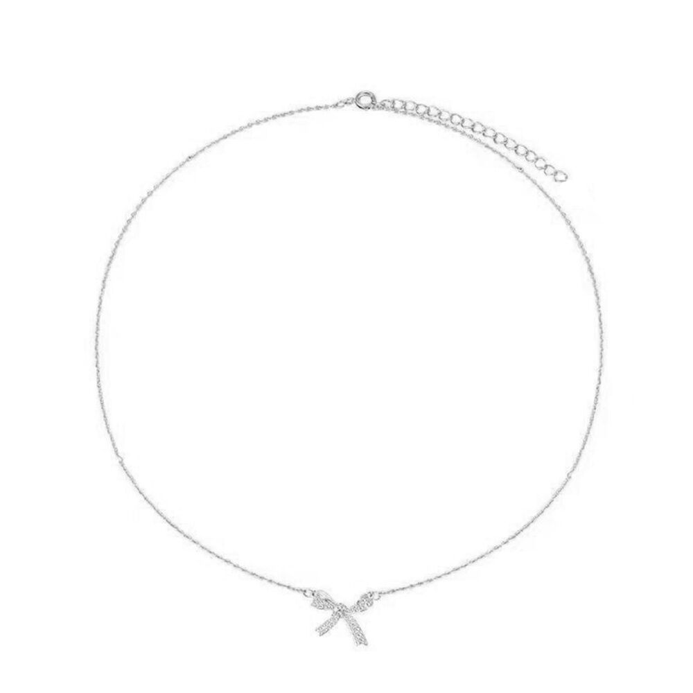 BACKYARD FAMILY「ネックレス レディース シンプル 通販 ペンダント ジュエリー レディースアクセサリー リボン」|その他|シルバー1