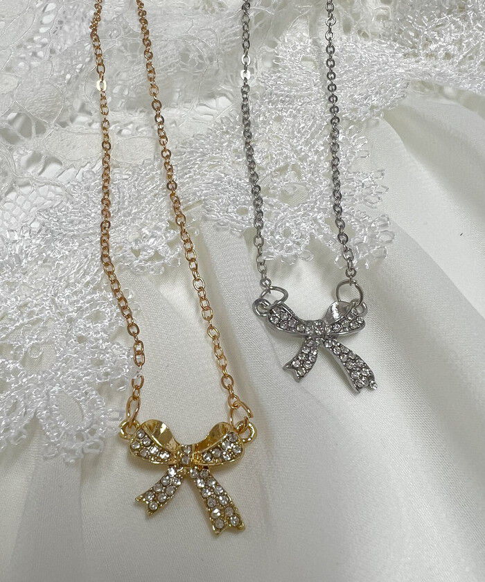 BACKYARD FAMILY「ネックレス レディース シンプル 通販 ペンダント ジュエリー レディースアクセサリー リボン」|その他|