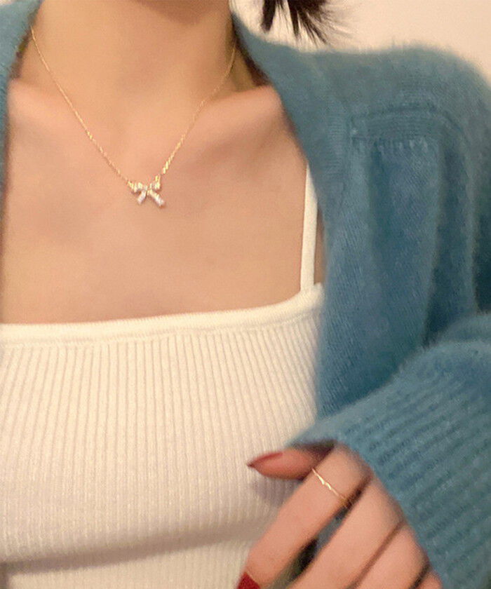 BACKYARD FAMILY「ネックレス レディース シンプル 通販 ペンダント ジュエリー レディースアクセサリー リボン」|その他|