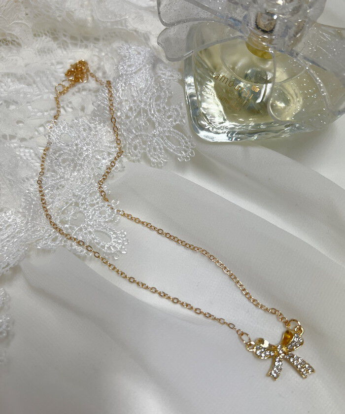 BACKYARD FAMILY「ネックレス レディース シンプル 通販 ペンダント ジュエリー レディースアクセサリー リボン」|その他|