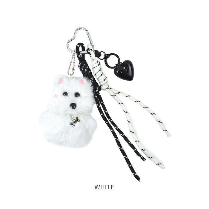 BACKYARD FAMILY「チャーム ファー クマ 通販 ファーチャーム キーホルダー ぬいキーホルダー ぬいぐるみチャーム」|その他|