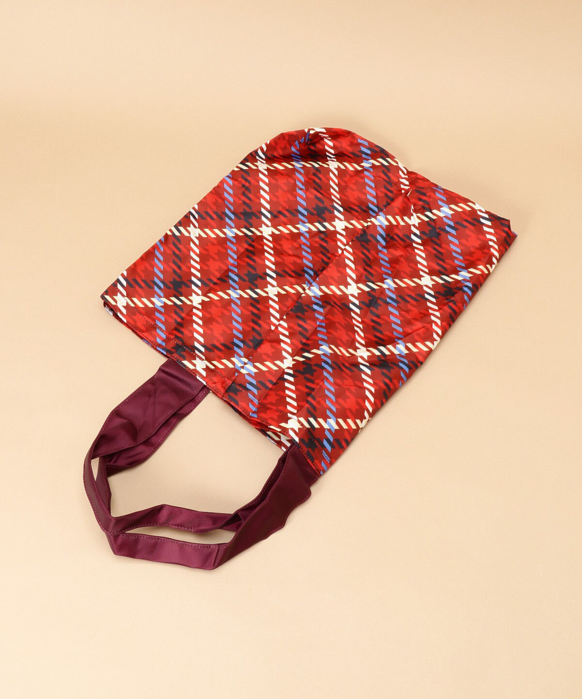 Samantha Thavasa「チェック柄エコバッグ 小サイズ」|その他|