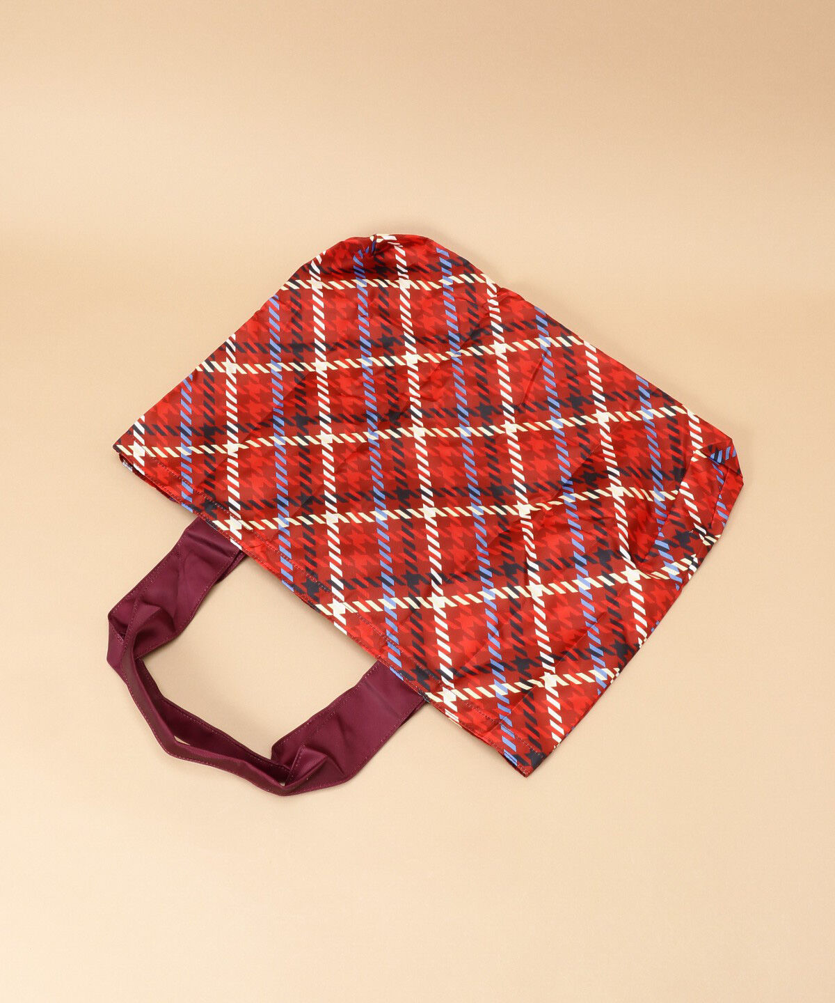 Samantha Thavasa「チェック柄エコバッグ 小サイズ」|その他|