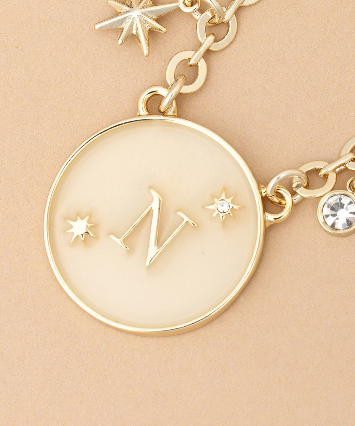 Samantha Thavasa「シャイニーイニシャルバッグチャーム N」|チャーム・キーホルダー|