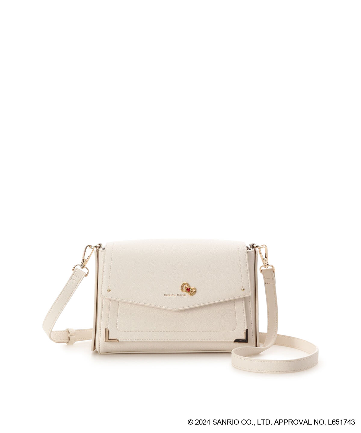 Samantha Thavasa「「ハローキティ」50周年記念コレクション ショルダーバッグ」|ショルダー・メッセンジャー|オフホワイト