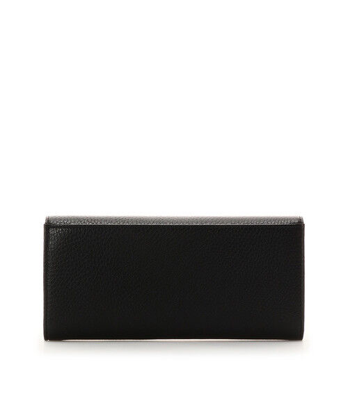  「シンプルビジューフラップ長財布」|財布|