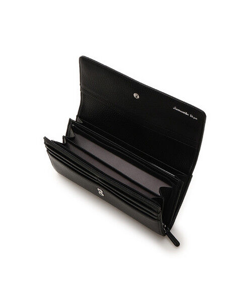  「シンプルビジューフラップ長財布」|財布|
