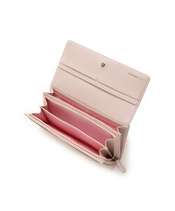  「シンプルビジューフラップ長財布」|財布|