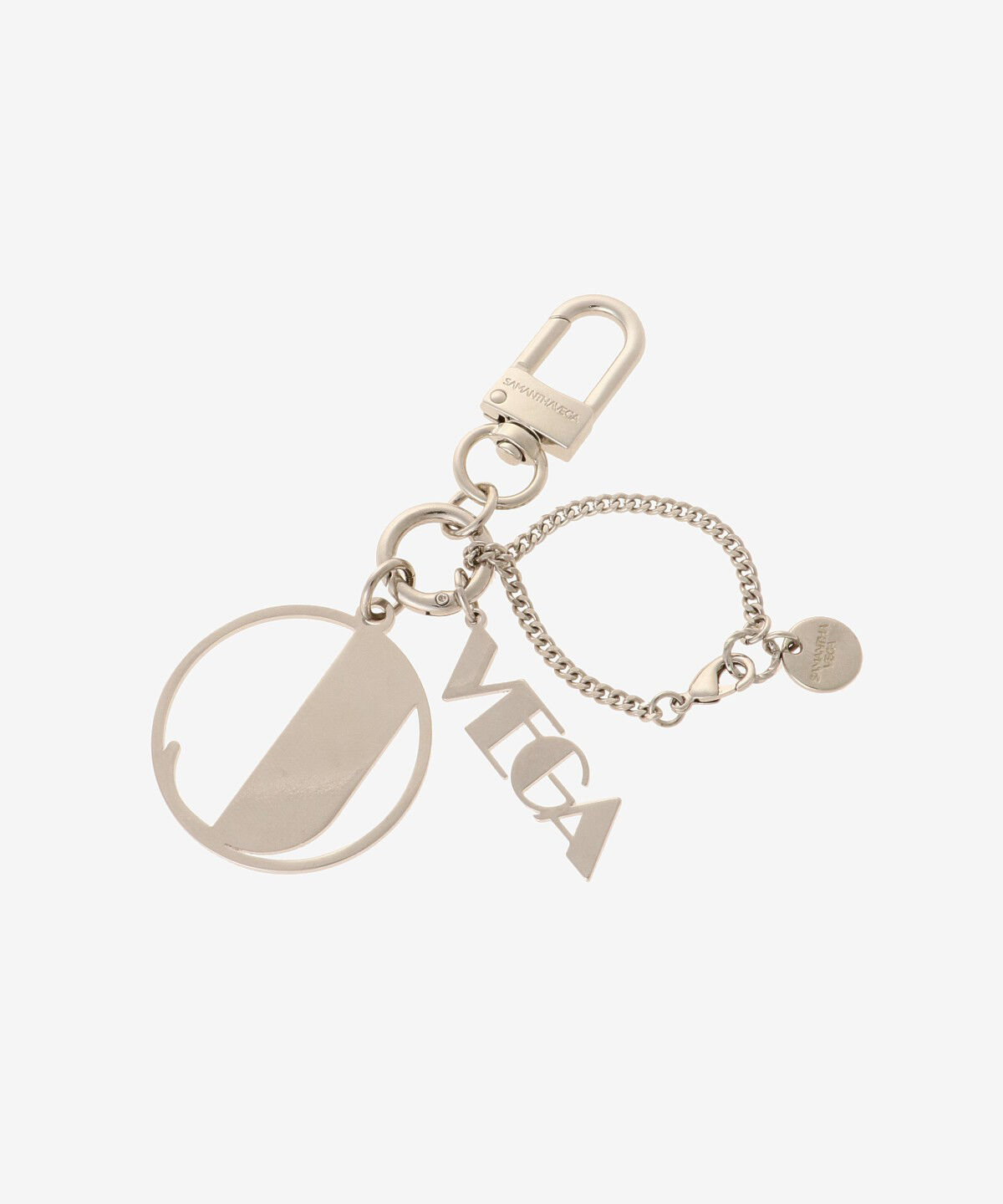 Samantha Vega「ブロックイニシャルチャーム(J)」|チャーム・キーホルダー|シルバー