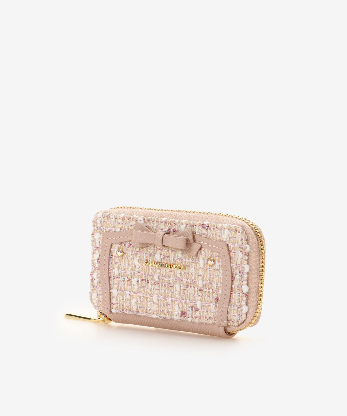 Samantha Vega「ツイードソリッドリボンキーケース」|キーケース|