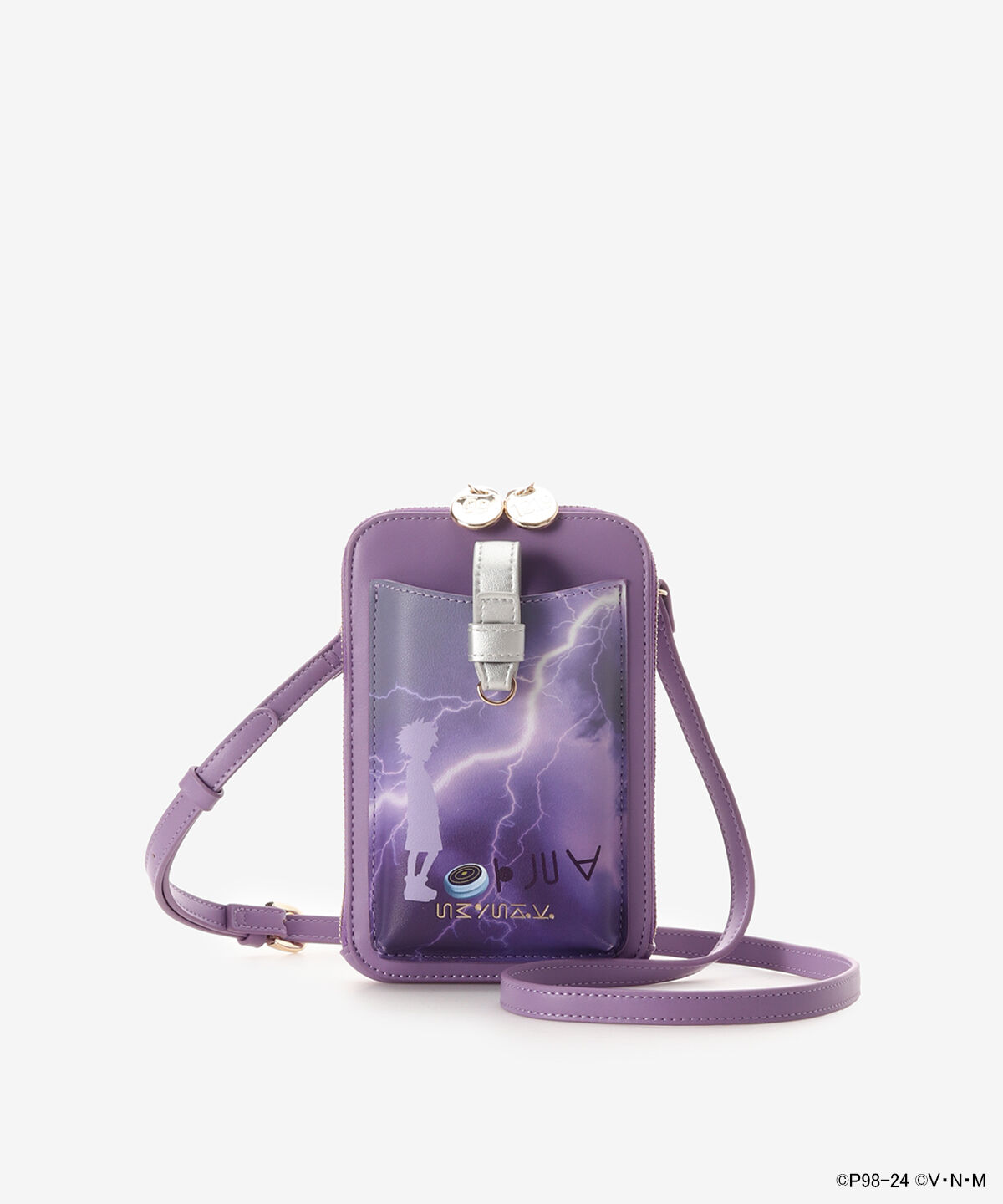 Samantha Vega「HUNTER&times;HUNTER meets SAMANTHAVEGA 「キルア」コレクションスマホショルダーバッグ」|ショルダー・メッセンジャー|ﾚｯﾄﾞﾊﾟｰﾌﾟﾙ