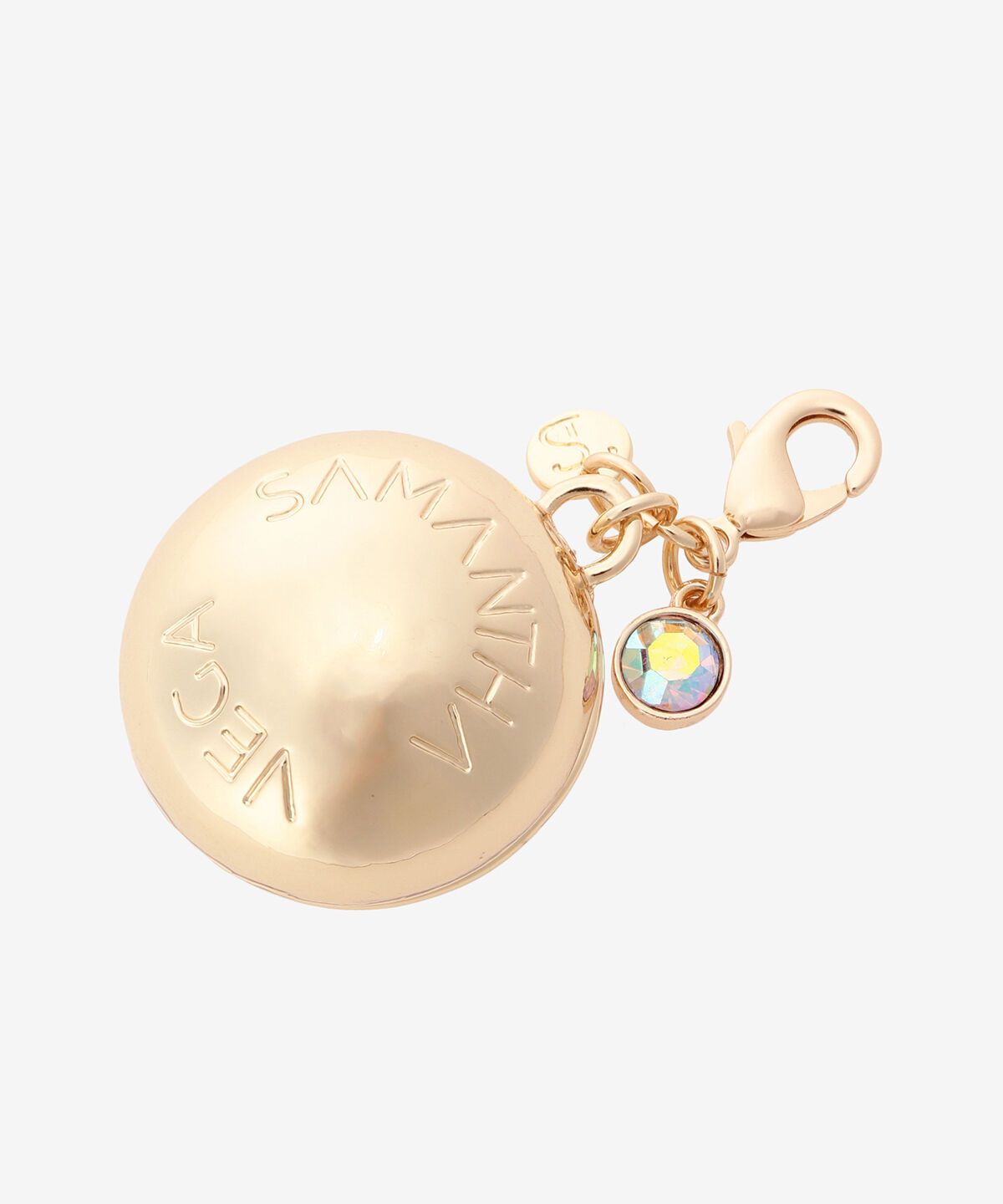 Samantha Vega「サークルロゴファスナーチャーム」|チャーム・キーホルダー|ゴールド