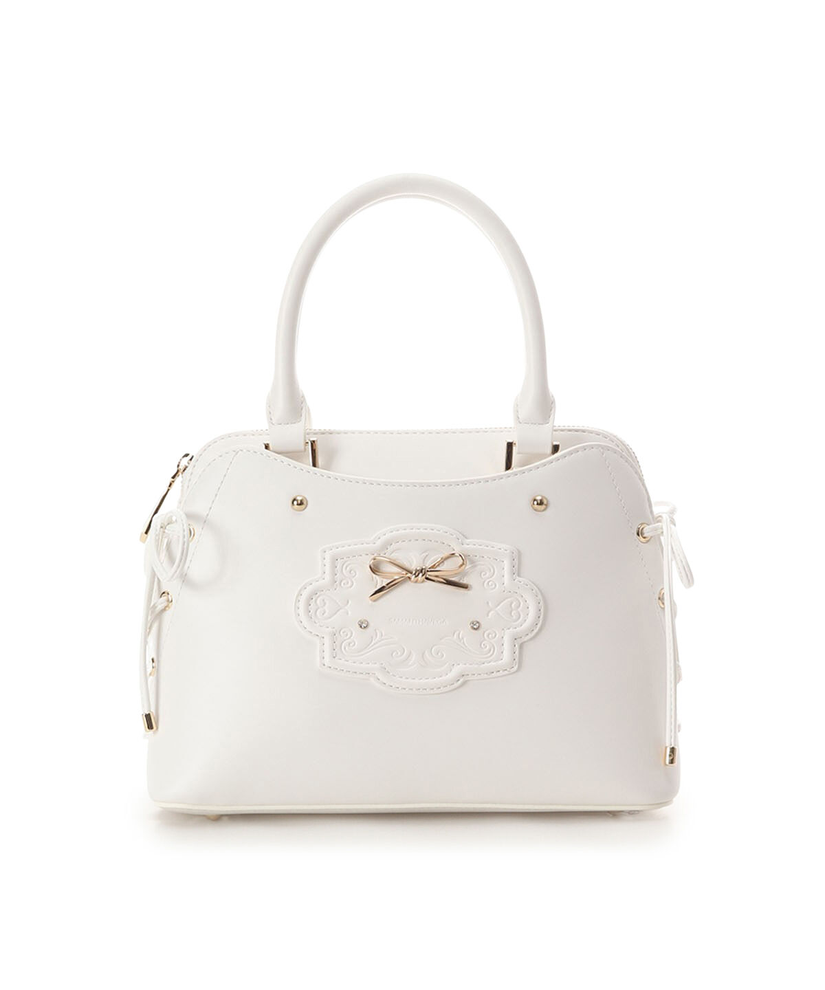 Samantha Vega「ヴィンテージスムースハンドバッグ」|ハンドバッグ|ホワイト