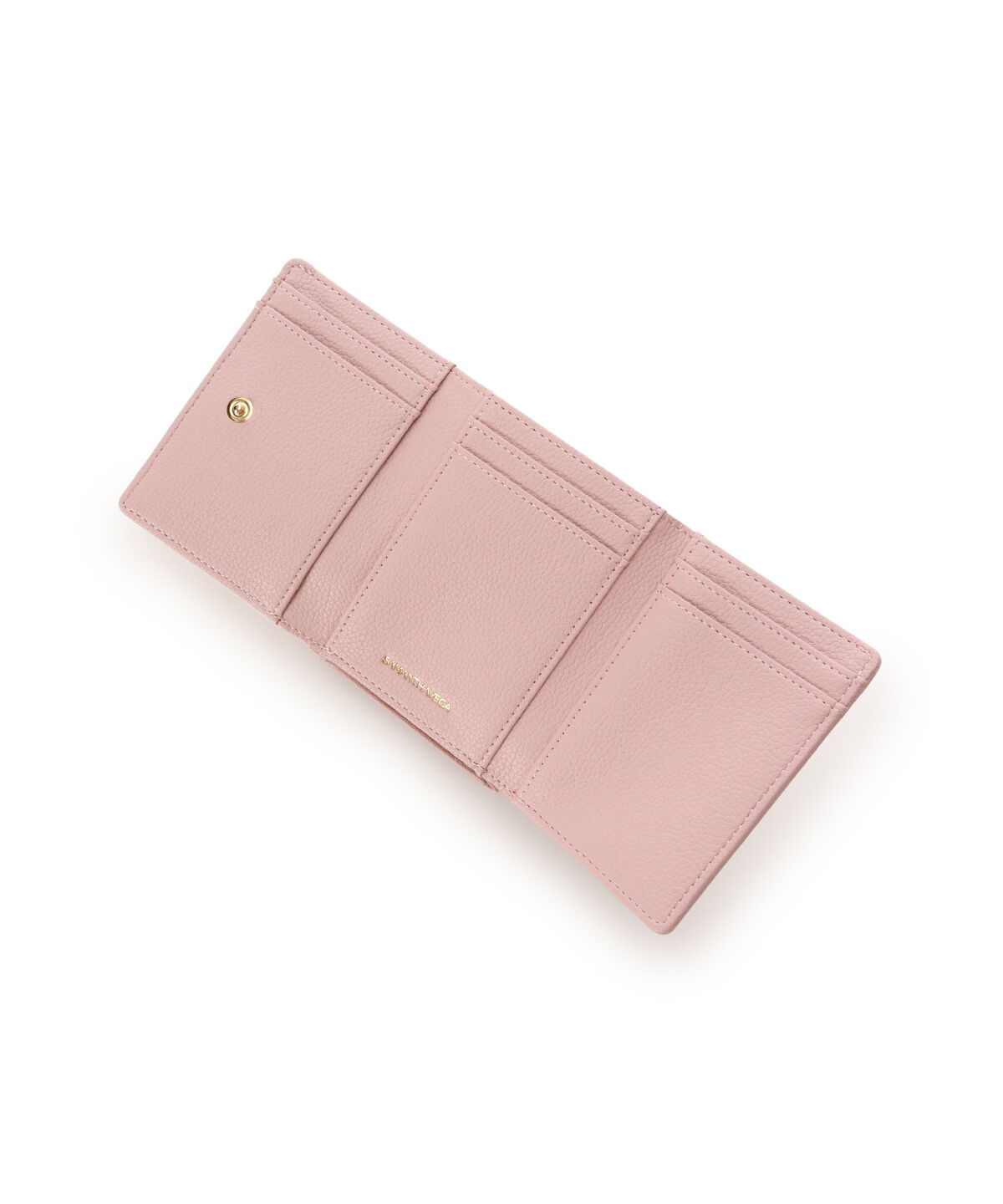 Samantha Vega「ベロアキルティングスタッズ折財布」|財布|