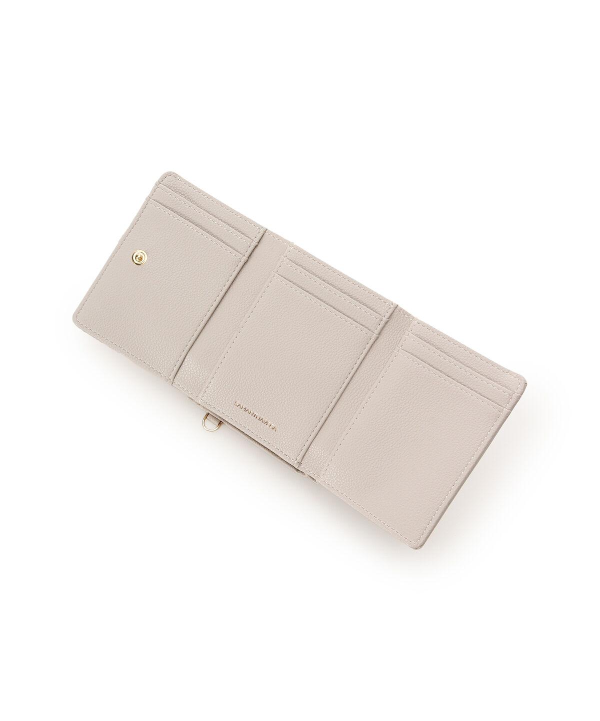 Samantha Vega「ベロアキルティングスタッズ折財布」|財布|